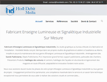 Tablet Screenshot of hostdebit.com